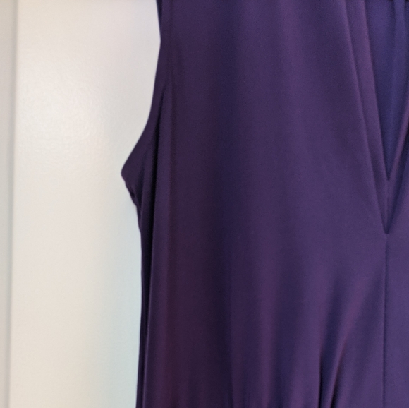 Daisy Fuentes Royal Purple Sleeveless Dress with removable tie sash, Size S - Picture 8 of 16